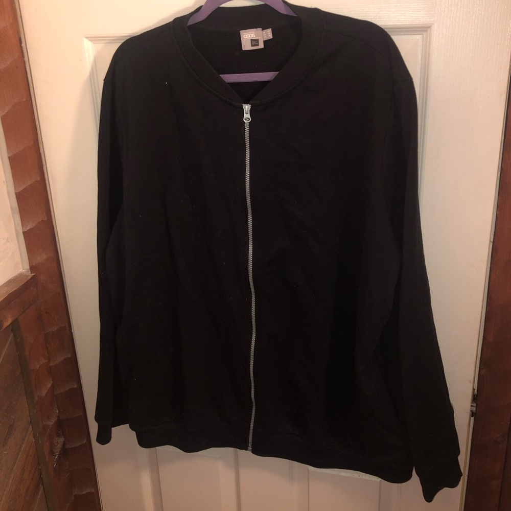 Asos Zip Up Bomber Sweatshirt US 18